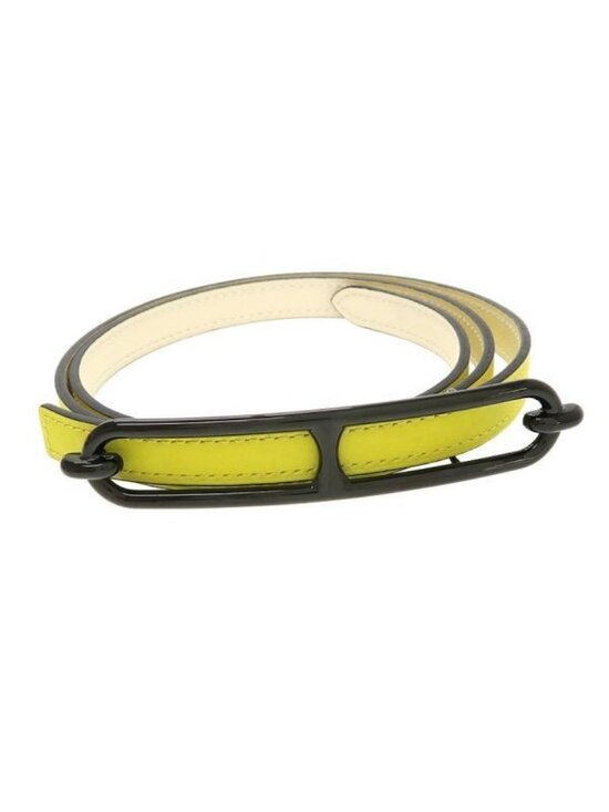 Hermes Lelibert Belt Belts Yellow main image 5
